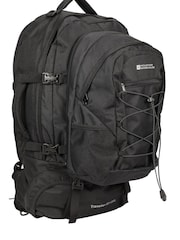 Mountain Warehouse Black Traveller 60 + 20 Litre Rucksack - Image 2 of 5