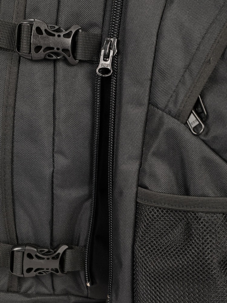 Mountain Warehouse Black Traveller 60 + 20 Litre Rucksack - Image 5 of 5