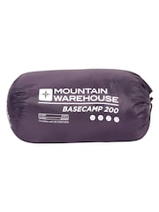 Mountain Warehouse Purple Chrome Basecamp 250 Sleeping Bag - Image 2 of 3