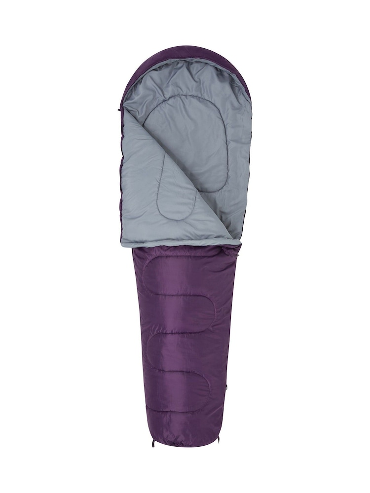 Mountain Warehouse Purple Basecamp 250 Sleeping Bag - Image 1 of 5 Mountain Warehouse Purple Basecamp 250 Sleeping Bag - Image 1 of 5