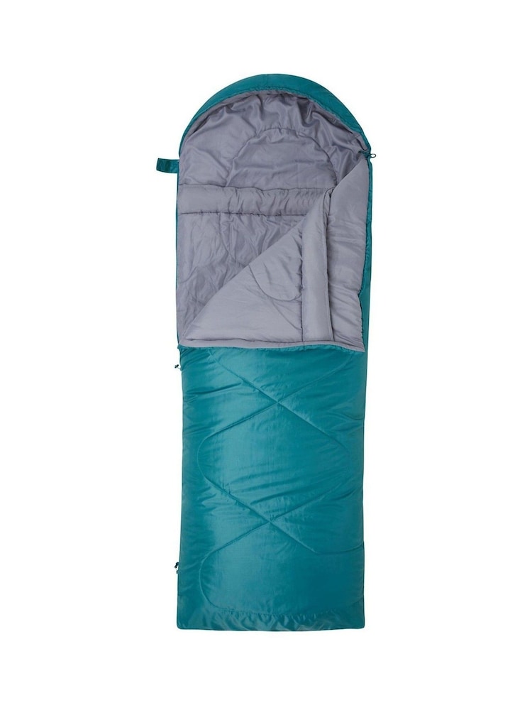Mountain Warehouse Teal Blue Camping Summit 250 Square Sleeping Bag - Image 2 of 3