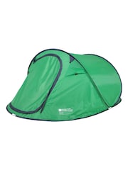 Mountain Warehouse Green Pop Up Double Skin 3 Man Camping Tent - Image 3 of 5