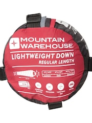 Mountain Warehouse Red Camping Extreme Lightweight Down Sleeping Bag - Image 3 of 4