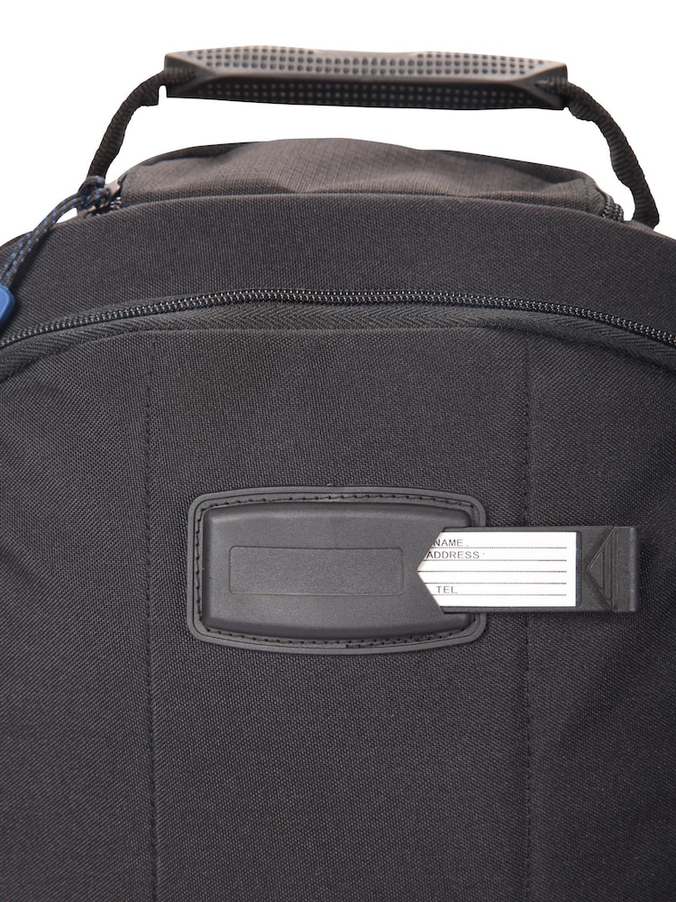 Mountain Warehouse Black Voyager 35L Wheelie Rucksack Bag - Image 2 of 2