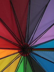 Mountain Warehouse Green Large Rainbow Umbrella - Image 5 of 5