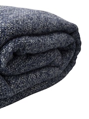 Mountain Warehouse Blue Double Fleece Melange Winter Blanket - Image 2 of 3