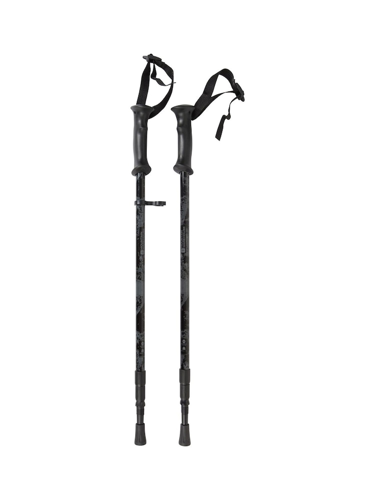 Mountain Warehouse Grey Hiker Walking Pole 2 Pack - Image 1 of 7