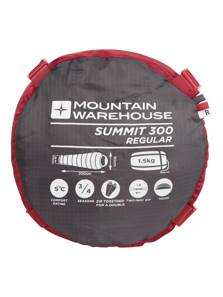 Buy Mountain Warehouse Red Summit 300 Sleeping Bag from Next USA