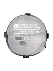 Mountain Warehouse Black Microlite 1400 Sleeping Bag - Image 5 of 6