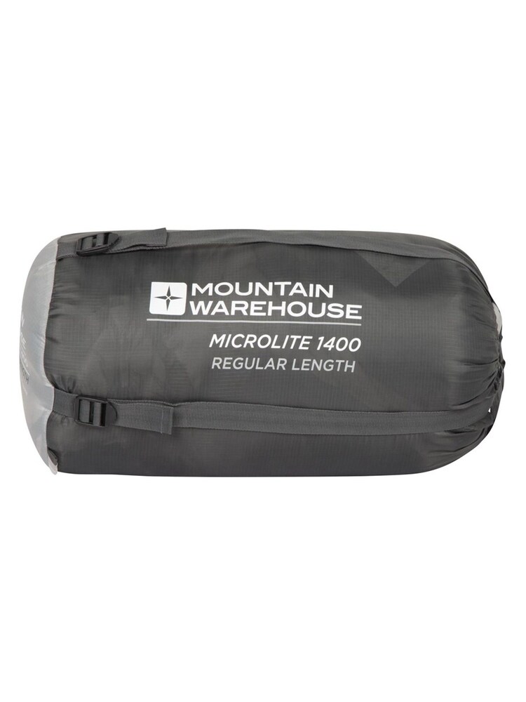 Mountain Warehouse Black Microlite 1400 Sleeping Bag - Image 6 of 6