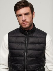 Superdry Black Lightweight Padded Gilet - Image 4 of 9