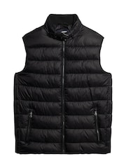 Superdry Black Lightweight Padded Gilet - Image 7 of 9