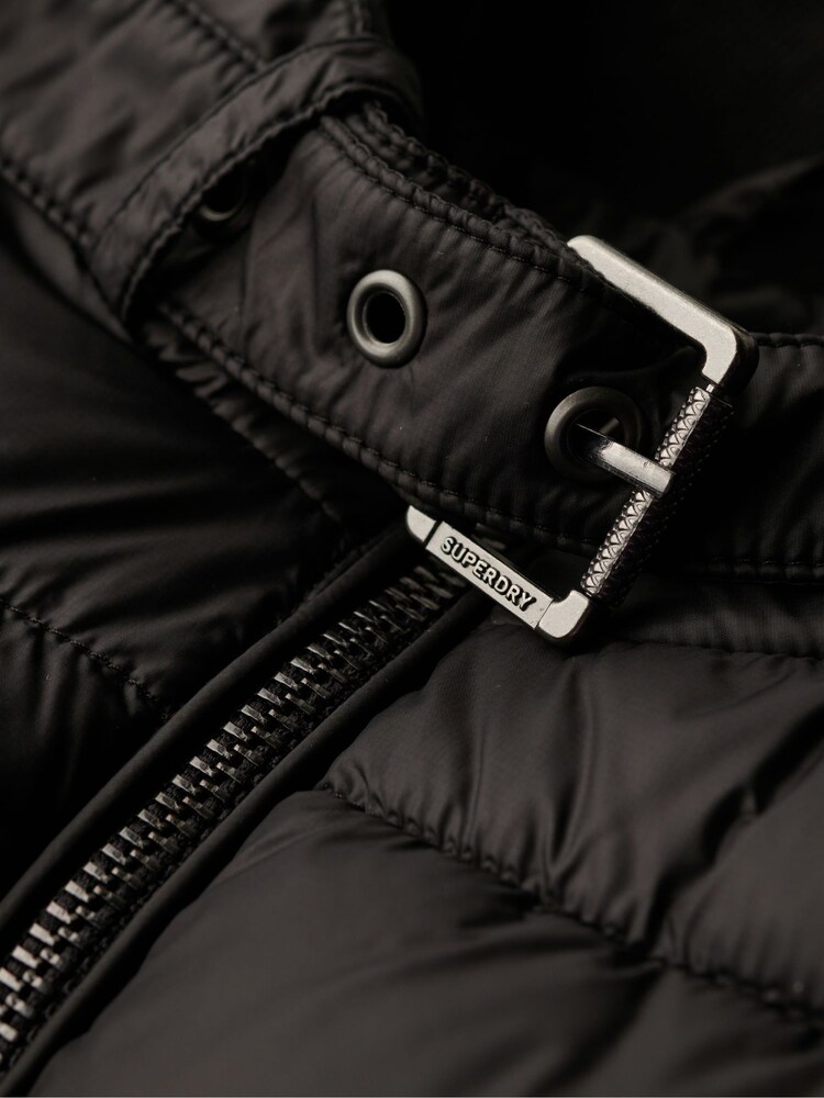 Superdry Black Lightweight Padded Gilet - Image 9 of 9