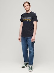 Superdry Black 100% Cotton Rock Graphic Band T-Shirt - Image 2 of 3