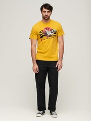 Superdry Yellow 100% Cotton Tokyo Graphic T-Shirt - Image 2 of 7