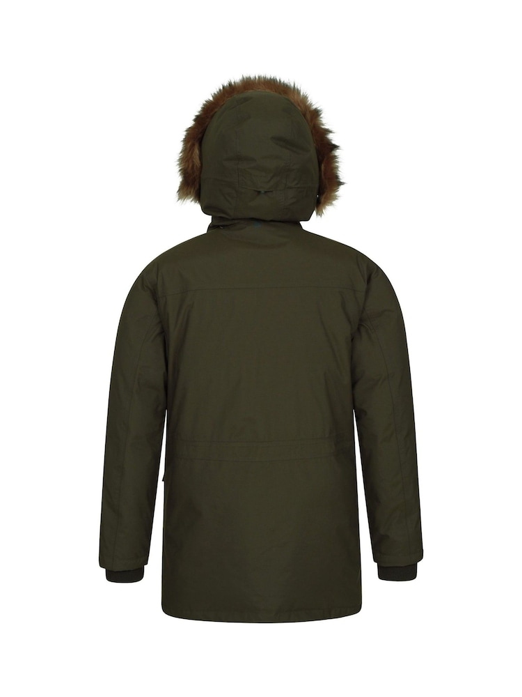 Mountain Warehouse Green Mens Antarctic Extreme Waterproof Down Jacket - Image 3 of 4
