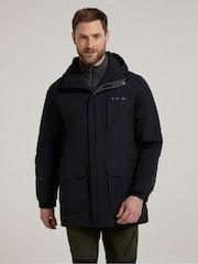 Mountain Warehouse Black Mens Glacier II Extreme Waterproof Long Jacket - Image 1 of 8
