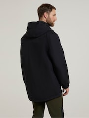 Mountain Warehouse Black Mens Glacier II Extreme Waterproof Long Jacket - Image 4 of 8