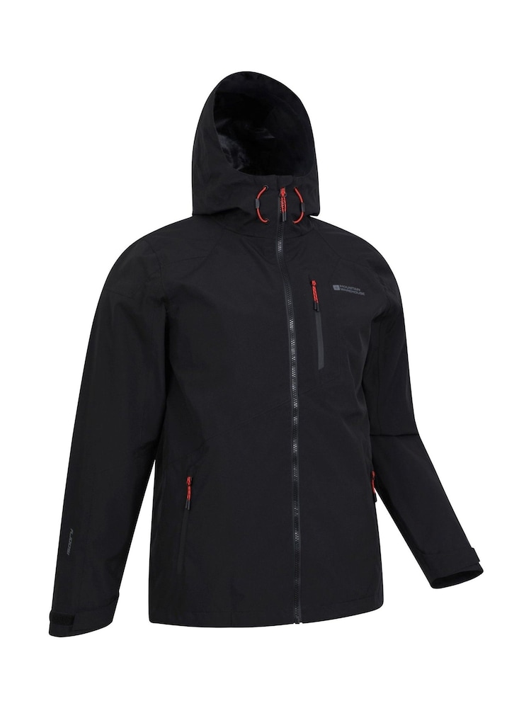 Mountain Warehouse Black Mens Bachill Waterproof Jacket - Image 2 of 5