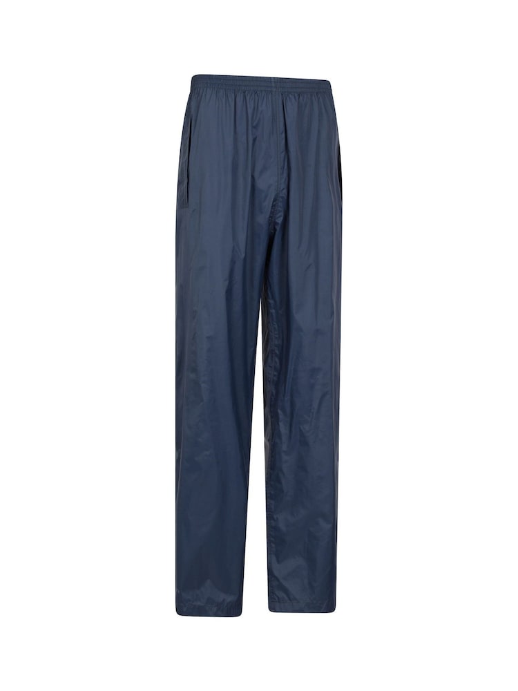 Mountain Warehouse Blue Mens Pakka Waterproof Overtrousers - Image 2 of 5