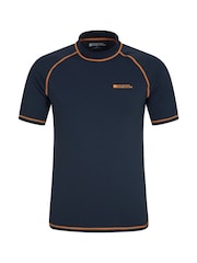 Mountain Warehouse Navy Blue Mens UV Rash Vest - Image 1 of 4
