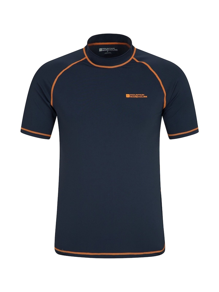 Mountain Warehouse Navy Blue Mens UV Rash Vest - Image 1 of 4