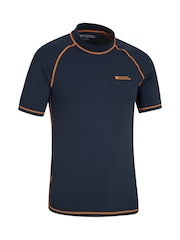 Mountain Warehouse Navy Blue Mens UV Rash Vest - Image 2 of 4