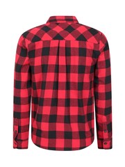 Mountain Warehouse Red Mens Trace Flannel 100% Cotton Long Sleeve Shirt - Image 5 of 5