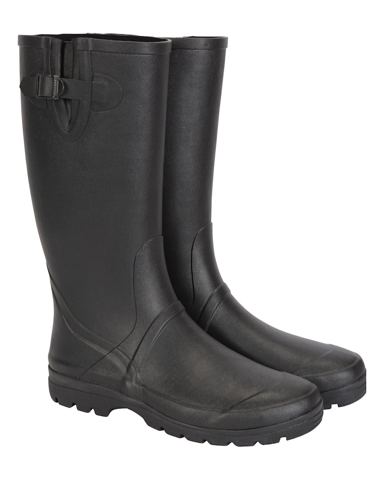 Mountain Warehouse Black Tall Rubber Mens Wellies - Image 1 of 5
