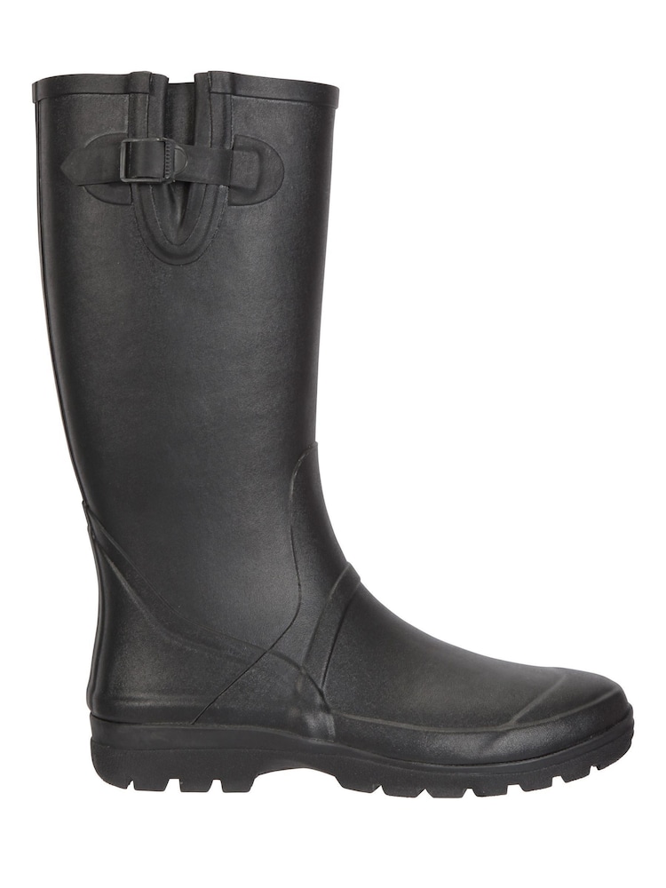 Mountain Warehouse Black Tall Rubber Mens Wellies - Image 2 of 5