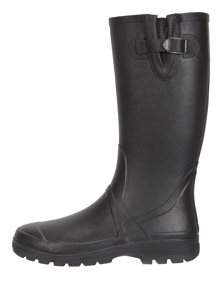 Mountain Warehouse Black Tall Rubber Mens Wellies - Image 3 of 5