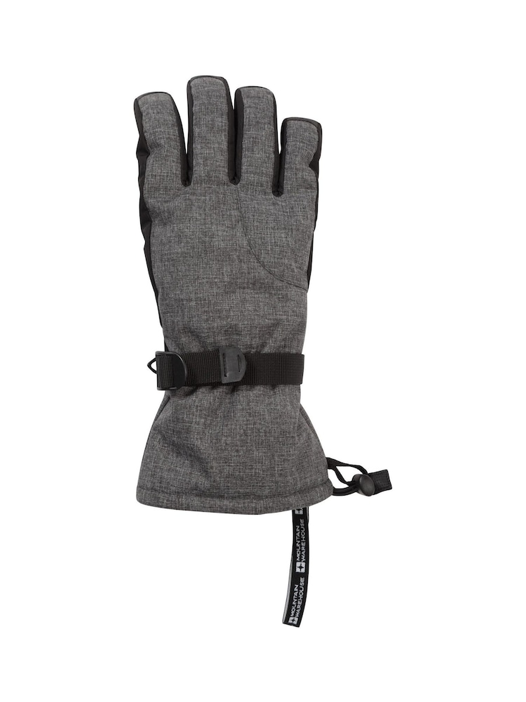 Mountain Warehouse Black Mens Lodge Snow Ski Gloves - Image 2 of 5
