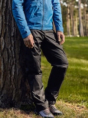 Mountain Warehouse Black Mens Spray Waterproof Trousers - Image 2 of 6