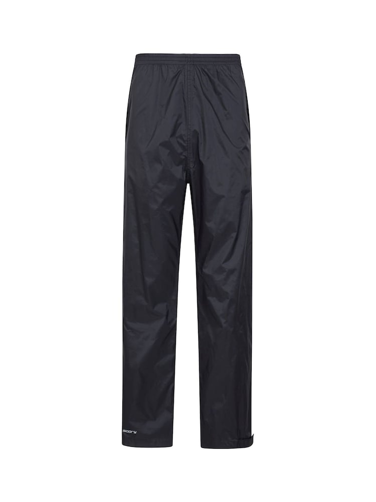 Mountain Warehouse Black Mens Pakka Waterproof Overtrousers - Image 1 of 5
