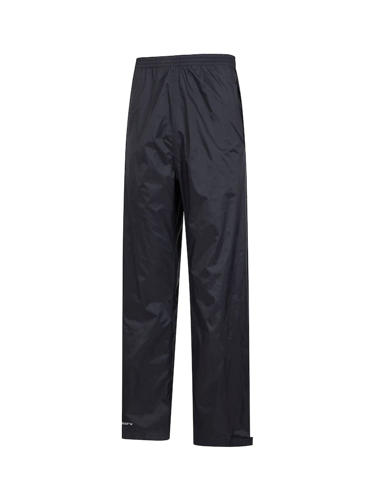 Mountain Warehouse Black Mens Pakka Waterproof Overtrousers - Image 4 of 5