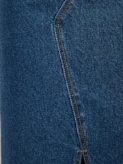 Jigsaw Blue 100% Cotton Denim Maxi Skirt - Image 7 of 7