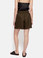 Jigsaw Linen Black Shorts - Image 5 of 6