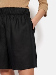 Jigsaw Linen Black Shorts - Image 2 of 6