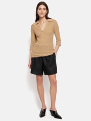 Jigsaw Linen Black Shorts - Image 3 of 6
