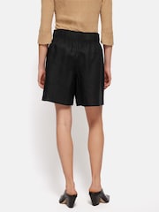 Jigsaw Linen Black Shorts - Image 5 of 6