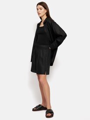Jigsaw Linen Black Shorts - Image 6 of 6