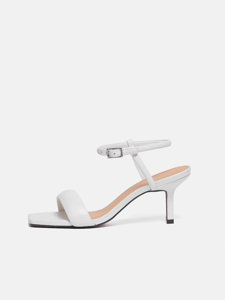 Jigsaw White Iris Heels - Image 2 of 4 Jigsaw White Iris Heels - Image 2 of 4