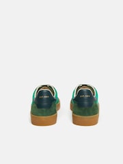 Jigsaw Green Portland Vintage Classic Trainers - Image 3 of 5