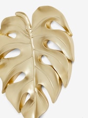 Set of 2 Gold Gold Cheese Leaves Wall Art - Image 5 of 6