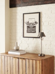 Monochrome Love Letter Typewriter Framed Wall Art - Image 3 of 5