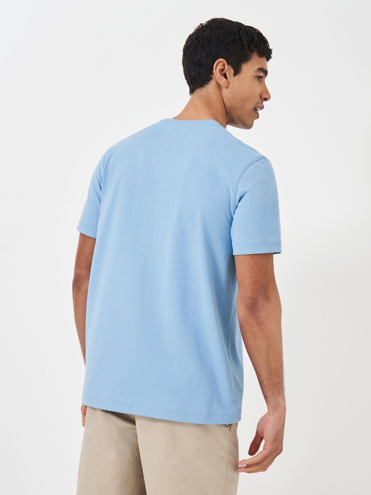 Crew Clothing 100% Cotton Printed Sunset T-Shirt - Image 2 of 5 Crew Clothing 100% Cotton Printed Sunset T-Shirt - Image 2 of 5