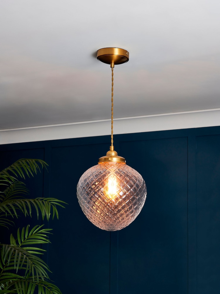 BHS Brass Betty Pendant Ceiling Light - Image 1 of 8