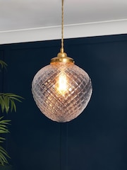 BHS Brass Betty Pendant Ceiling Light - Image 2 of 8