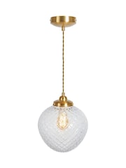 BHS Brass Betty Pendant Ceiling Light - Image 7 of 8
