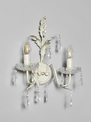 BHS Gold/Cream Paisley Wall Light - Image 2 of 5